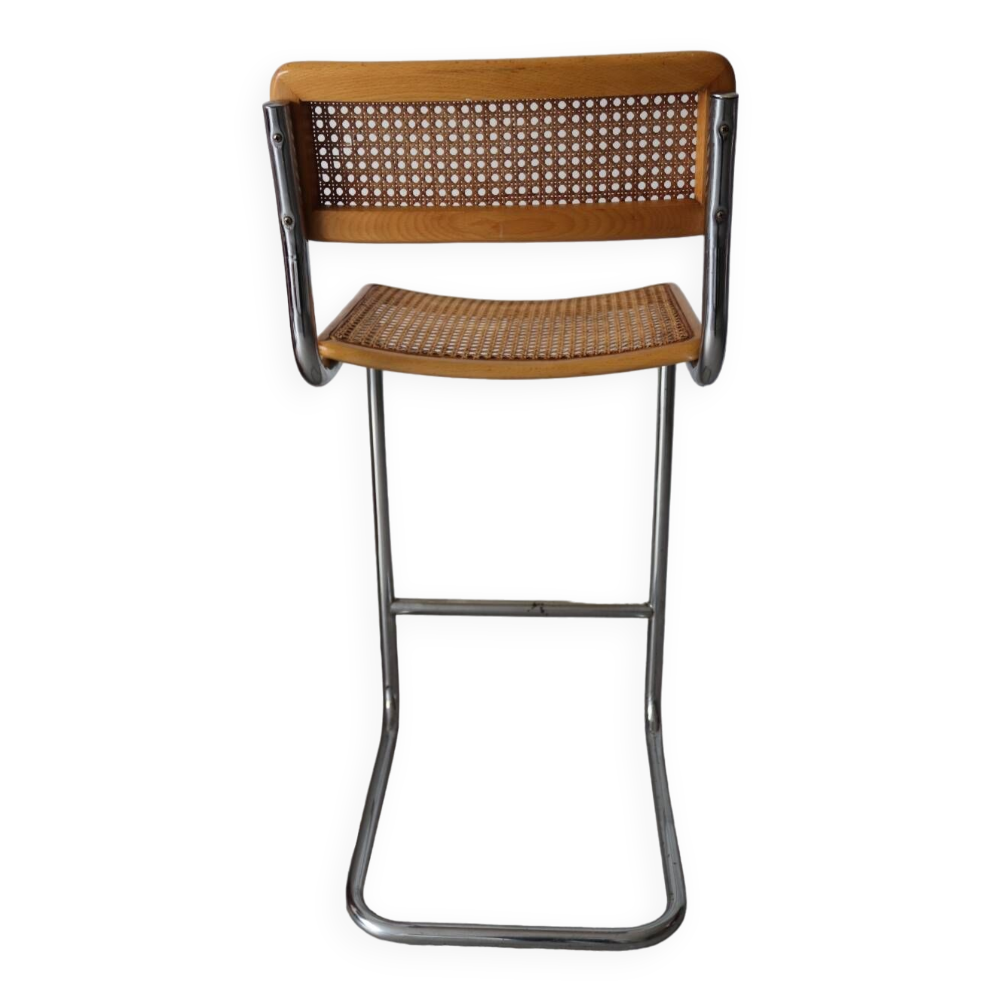 Breuer cane bar stool