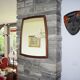 Large vintage teak mirror germany 1960