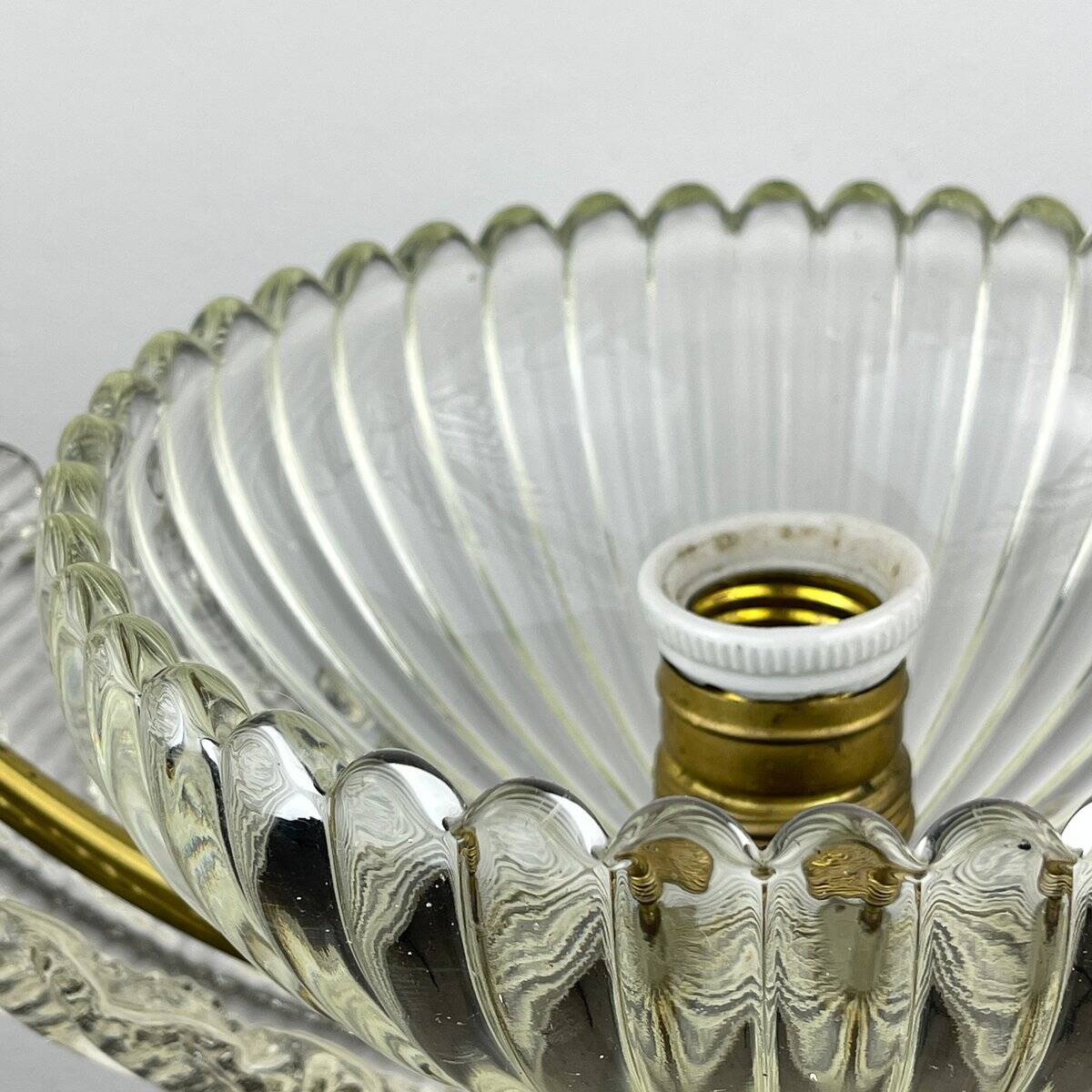 Murano chandelier by Ercole Barovier Barovier & Toso, Italy, 1930s