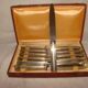 12 stainless steel table knives M.A. from the early 20th century.
