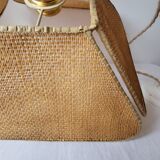 Rabane and leather suspension