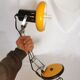 Lampe articulée en acier laqué, Aluminor, France, 1980