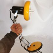 Articulated lamp in lacquered steel, Aluminor, France, 1980.