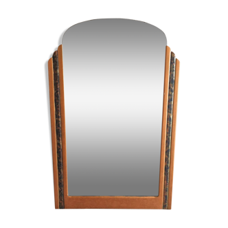 Art Deco overmantel mirror 130x84cm