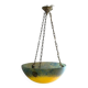 Art Nouveau glass paste suspension by Degué.