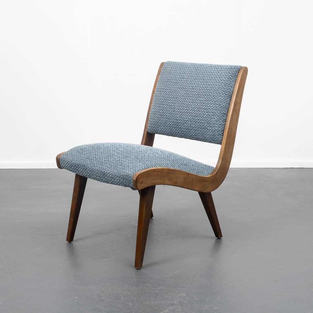 Fauteuil vintage année 50 refait à neuf, dispo 2