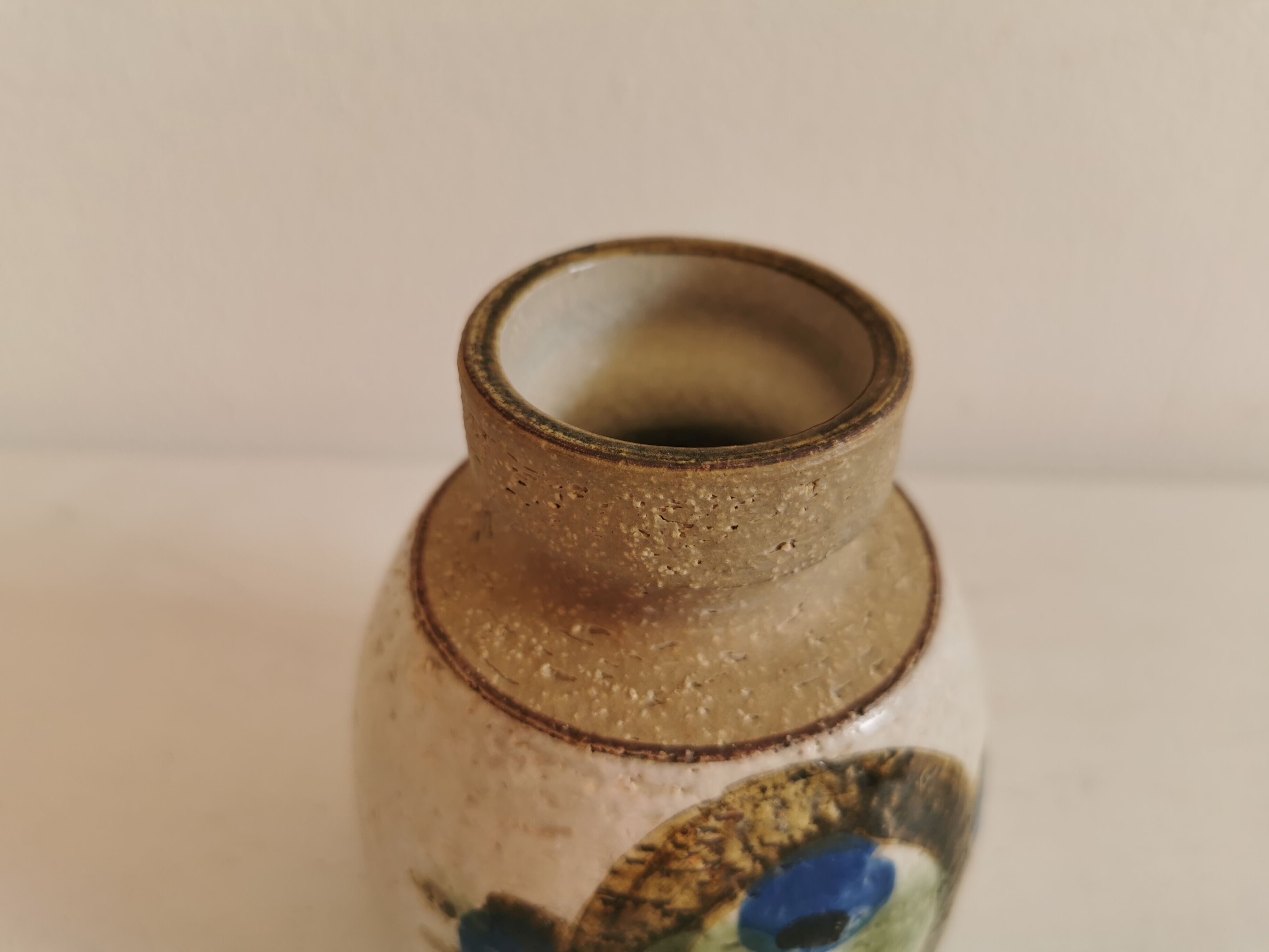 Vase from Danish Søholm art pottery, Bornholm 1960s.