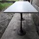 Table bistrot plateau marbre 145,5 cm