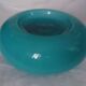 Art Deco Ceiling Lamp Turquoise Opaline Glass