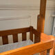 Vintage Scandinavian wooden cradle