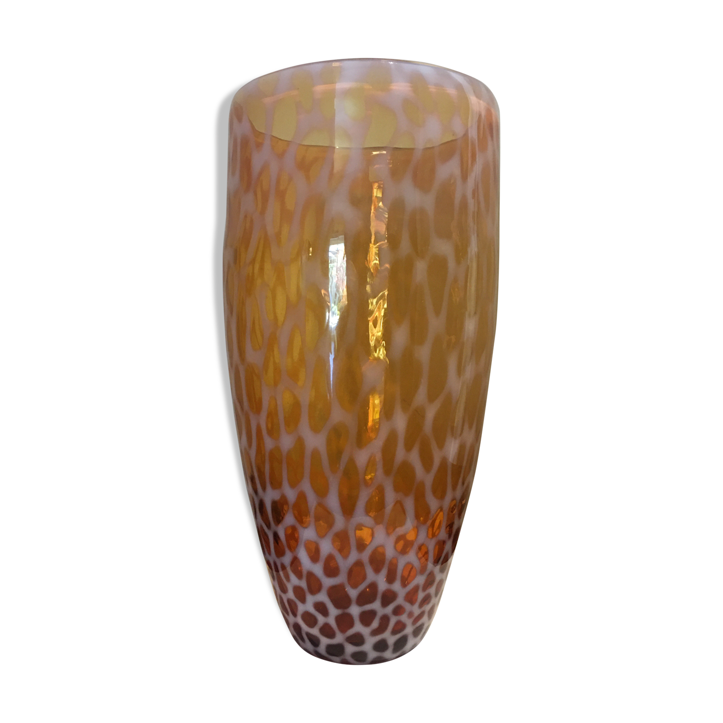 Blown glass vase