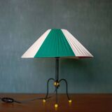 Vintage tripod lamp, bedside lamp, table lamp, rockabilly, retro, scoubidou son lamp, decoration