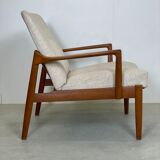 Danish lounge chairs by Edvard Kindt Larsen & Tove Kindt Larsen for France & Daverkosen, 1950s