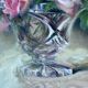 Huile sur toile par paul seston nature morte aux roses cadre dore xx eme