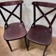 Set of 2 bistro chairs