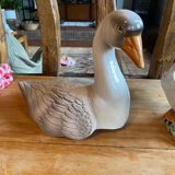 Old soup tureen in the shape of a goose