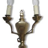 lot of 5 wall sconces bronze