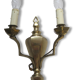 lot of 5 wall sconces bronze
