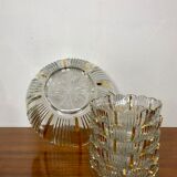 Salad bowl and its golden cups