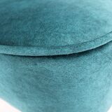 1970s Pair of Refurbished Beech Armchairs in Velvet, Czechoslovakia