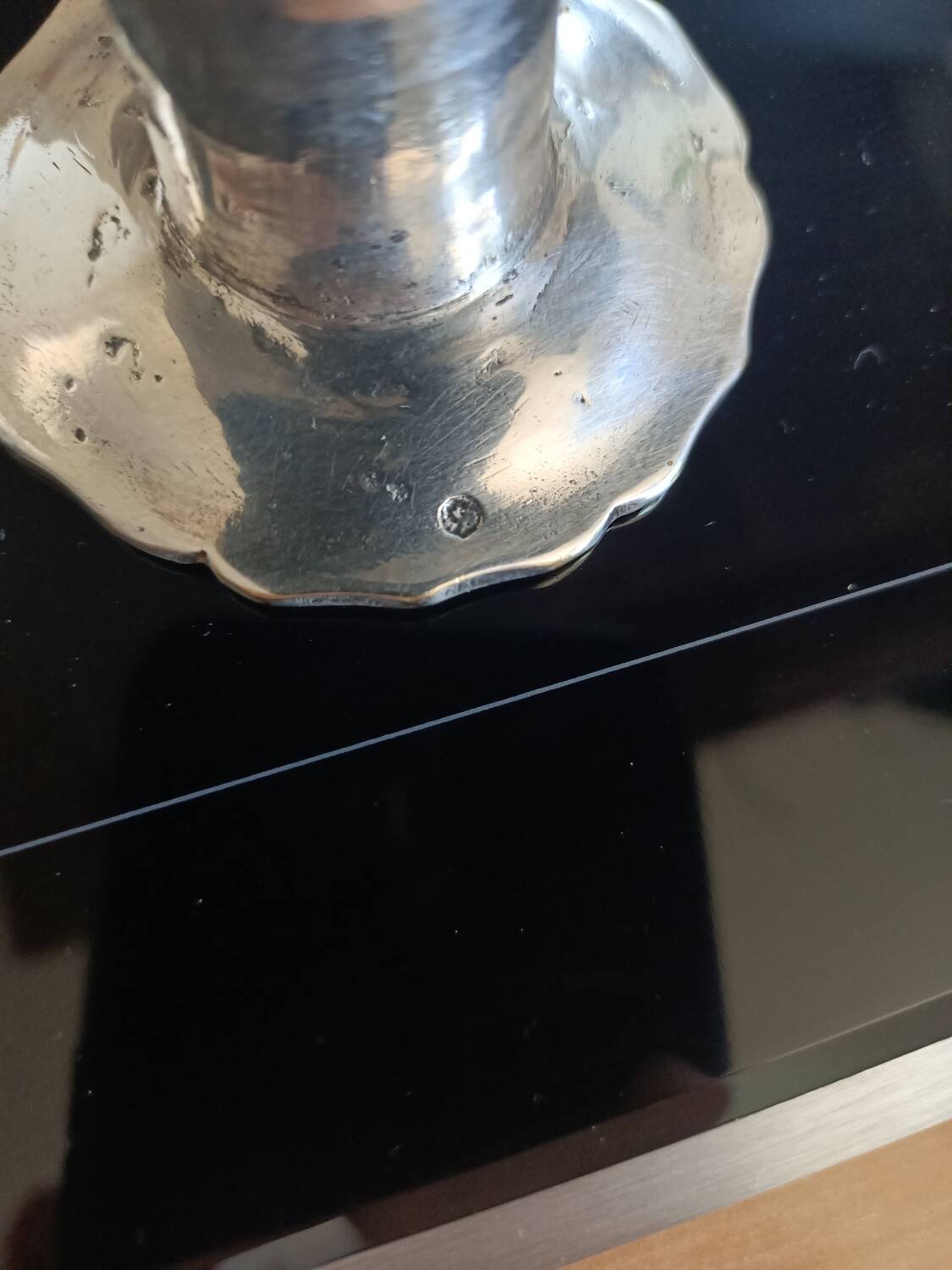 Louis XVIIIth century silver candlestick