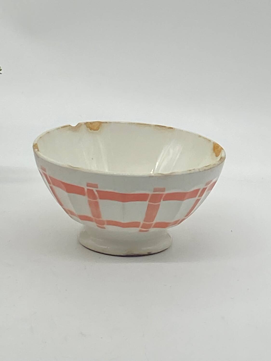 Duo of old ceramic bowls