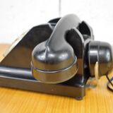 Old black Bakelite phone