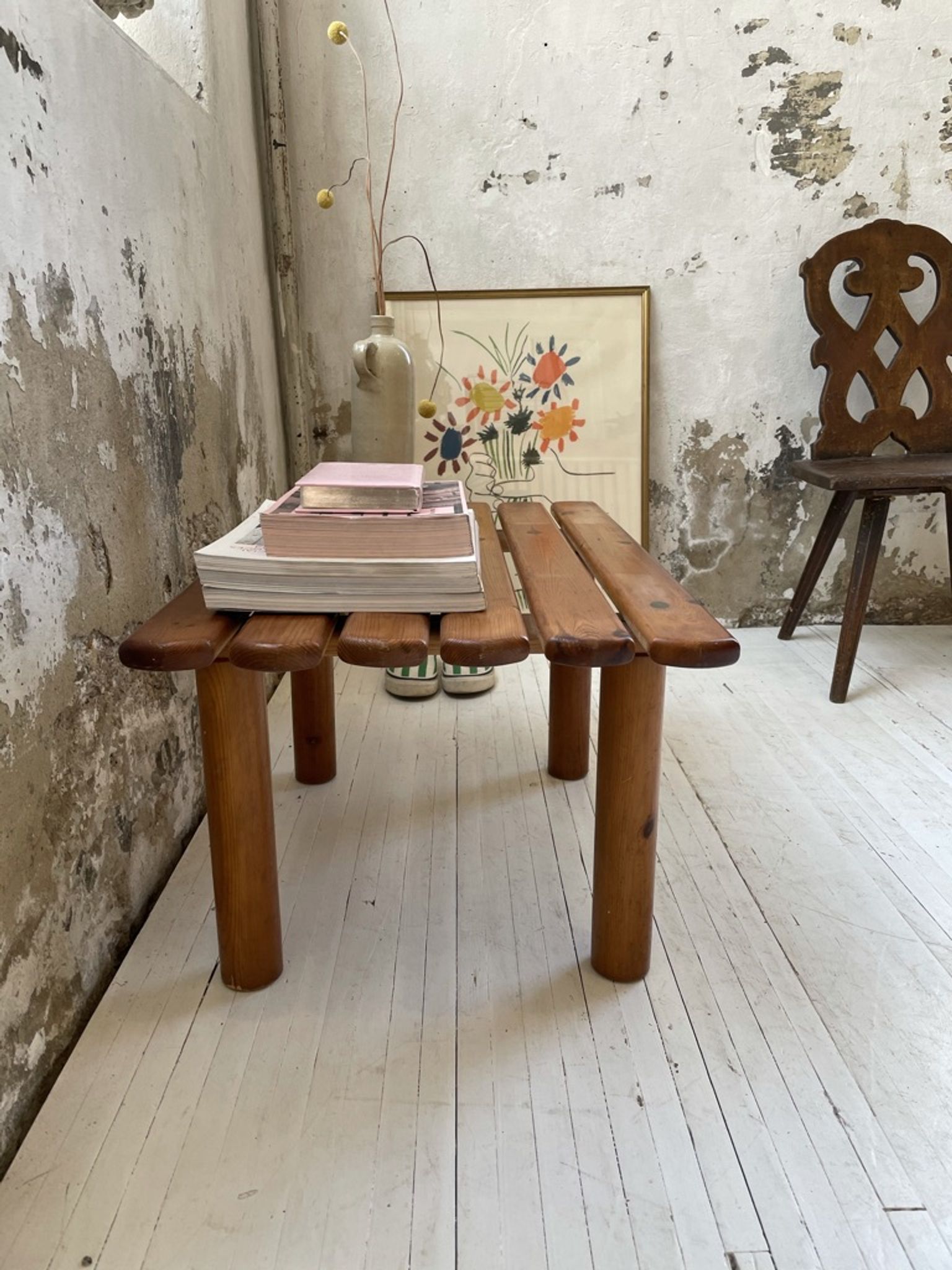 Table basse porte-bagages Rainer Daumiller