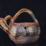 Ancienne culture africaine berbère - Vase en terre cuite kabyle début XXe siècle