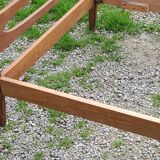 Vintage 50s oak daybed