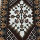 Tunisian Wool Rug Handmade in Traditional Anatolian Turkish Style
