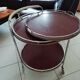 Vintage round dessert with its branded serving tray Torck