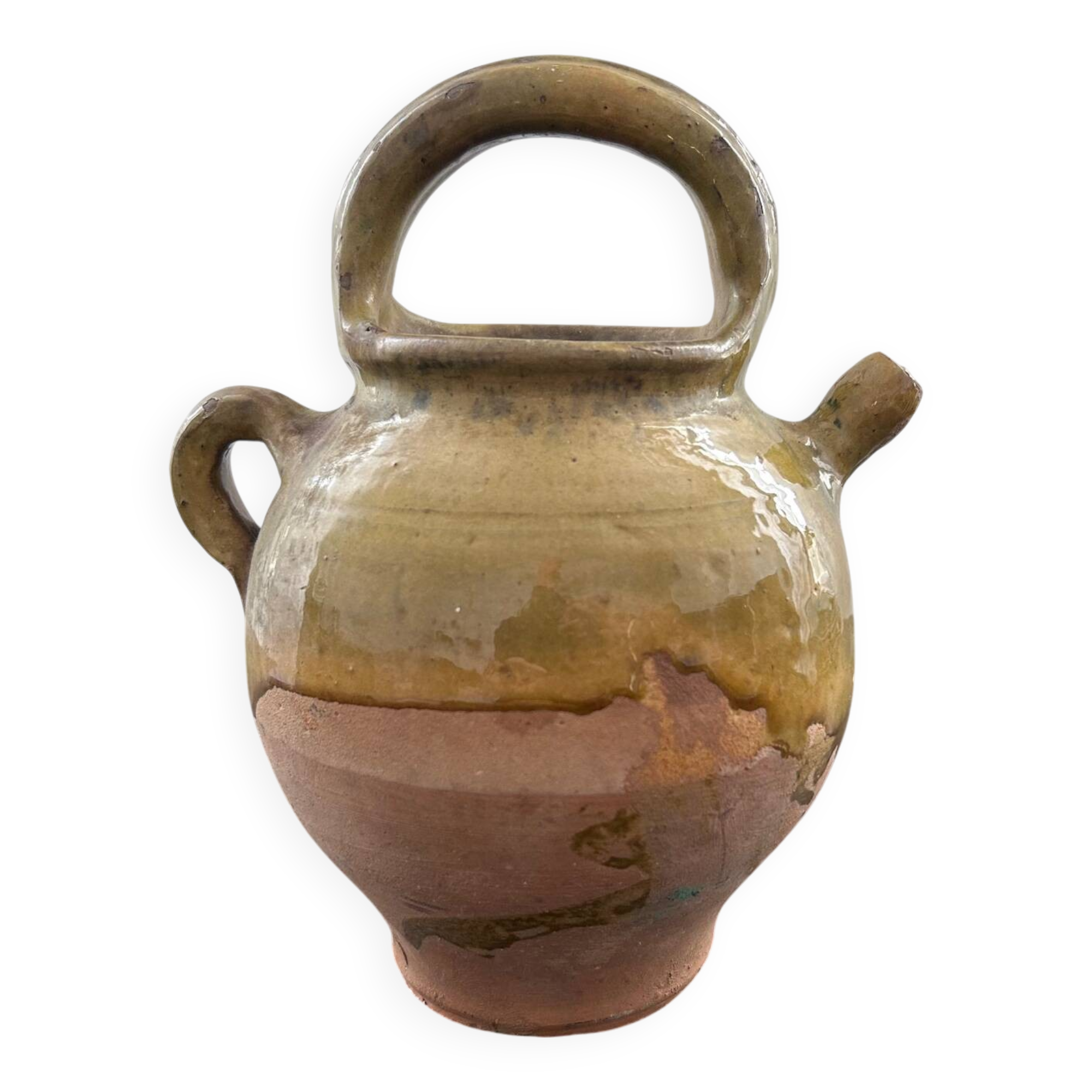 Antique two-material water jug