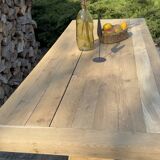 Monastery table made of solid oak.