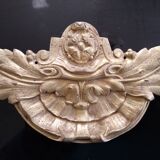 Gilded bronze pediment