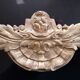 Gilded bronze pediment