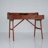 Danish teak desk, Model 64, by Arne Wahl Iversen for Vinde Møbelfabrik, 196