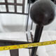 Set of 6 wrought iron chairs