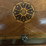 Desk cylinder marquetry louis xv period eighteenth