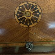 Desk cylinder marquetry louis xv period eighteenth