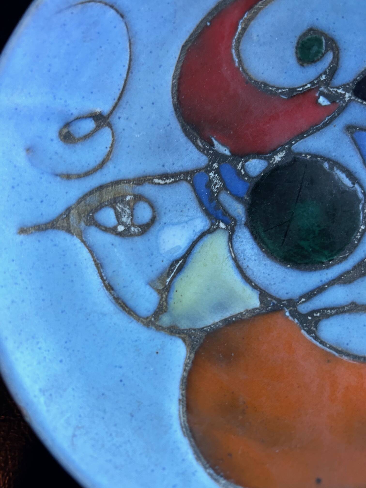 Assiette vallauris marie christine treinen