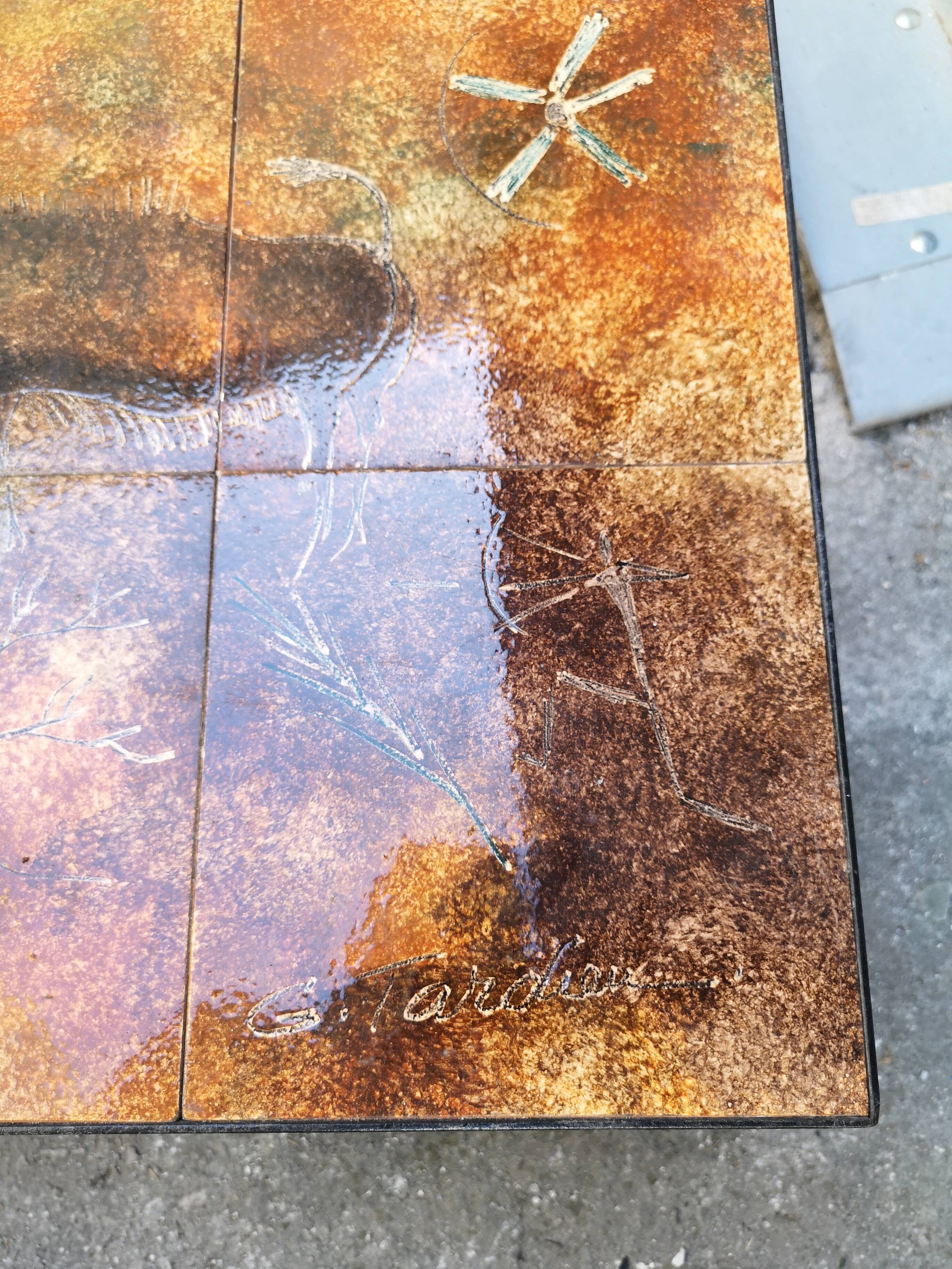 Tardieu ceramic tile coffee table