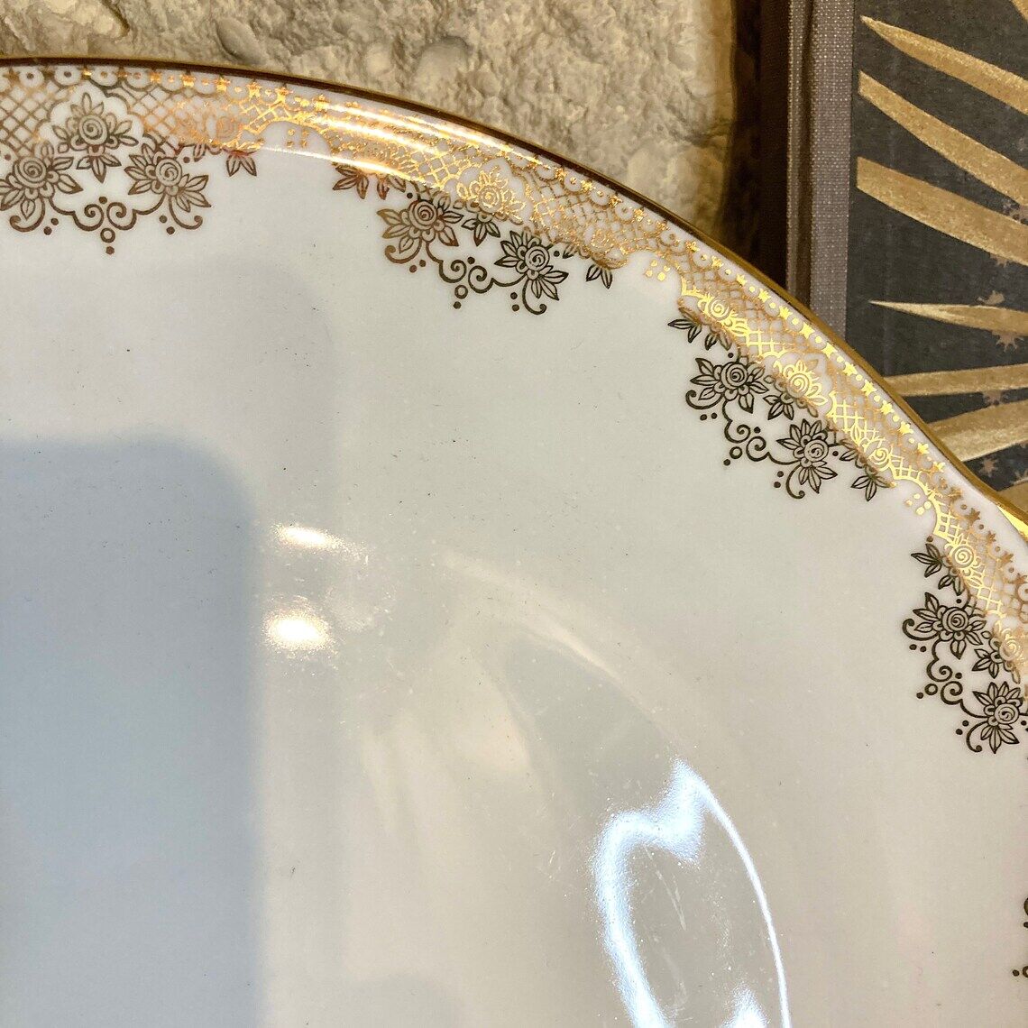 Plates and dessert dish