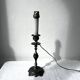 Pair of antique candlestick lamp bases