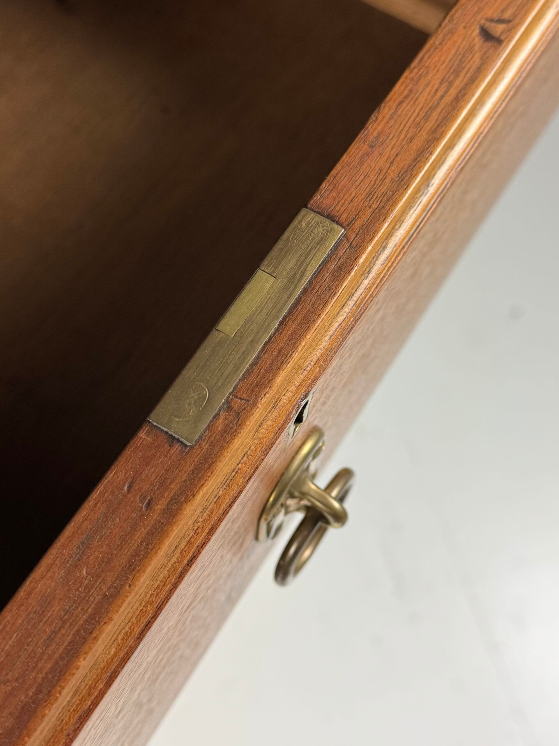 Harrods mahogany chest of drawers