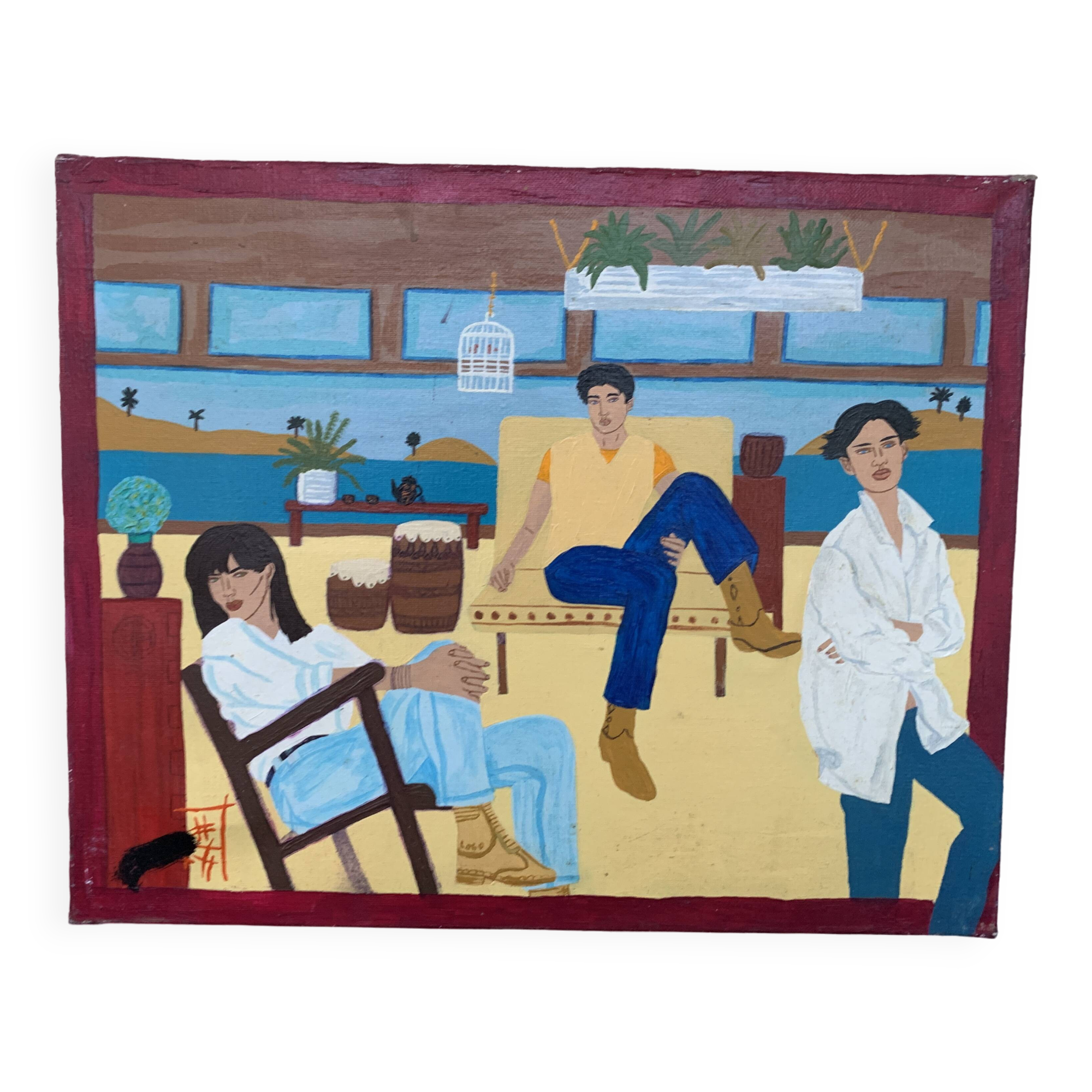 Basque painting Basque XX 40 x 33 cm