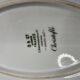 Limoges Bernardaud oval porcelain dish for Christofle