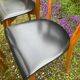 Series of 4 vintage chairs from the 50s and 60s