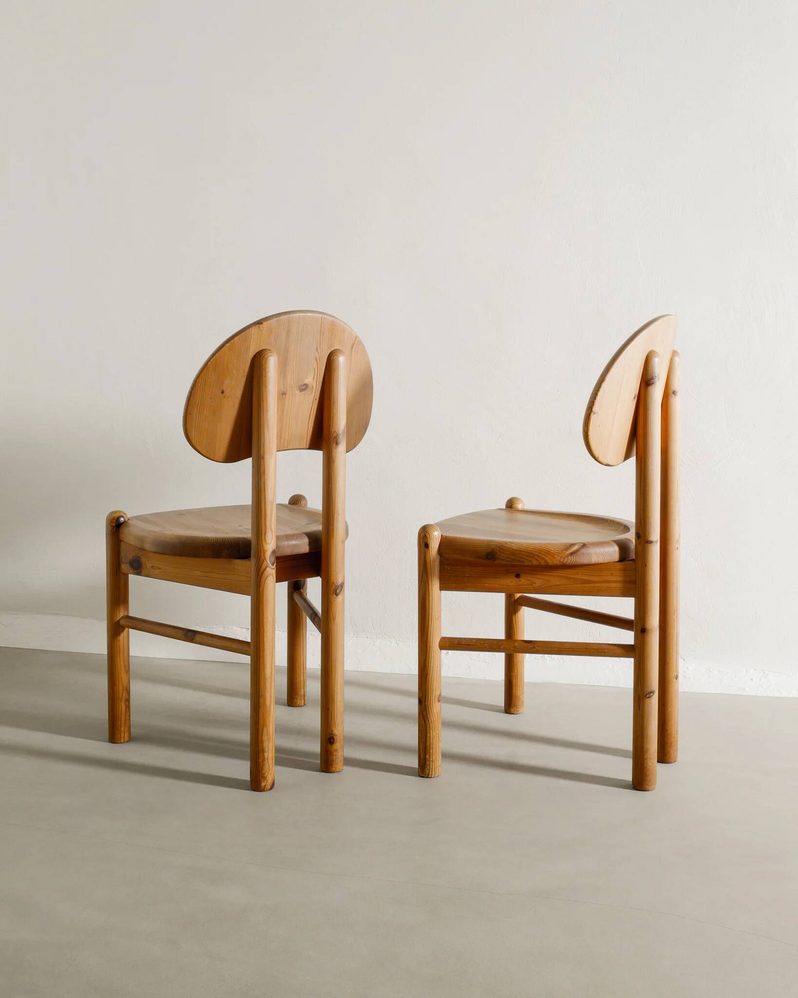 Vintage Danish Mid Century Wooden Dining chairs by Rainer Daumiller, 1970s
