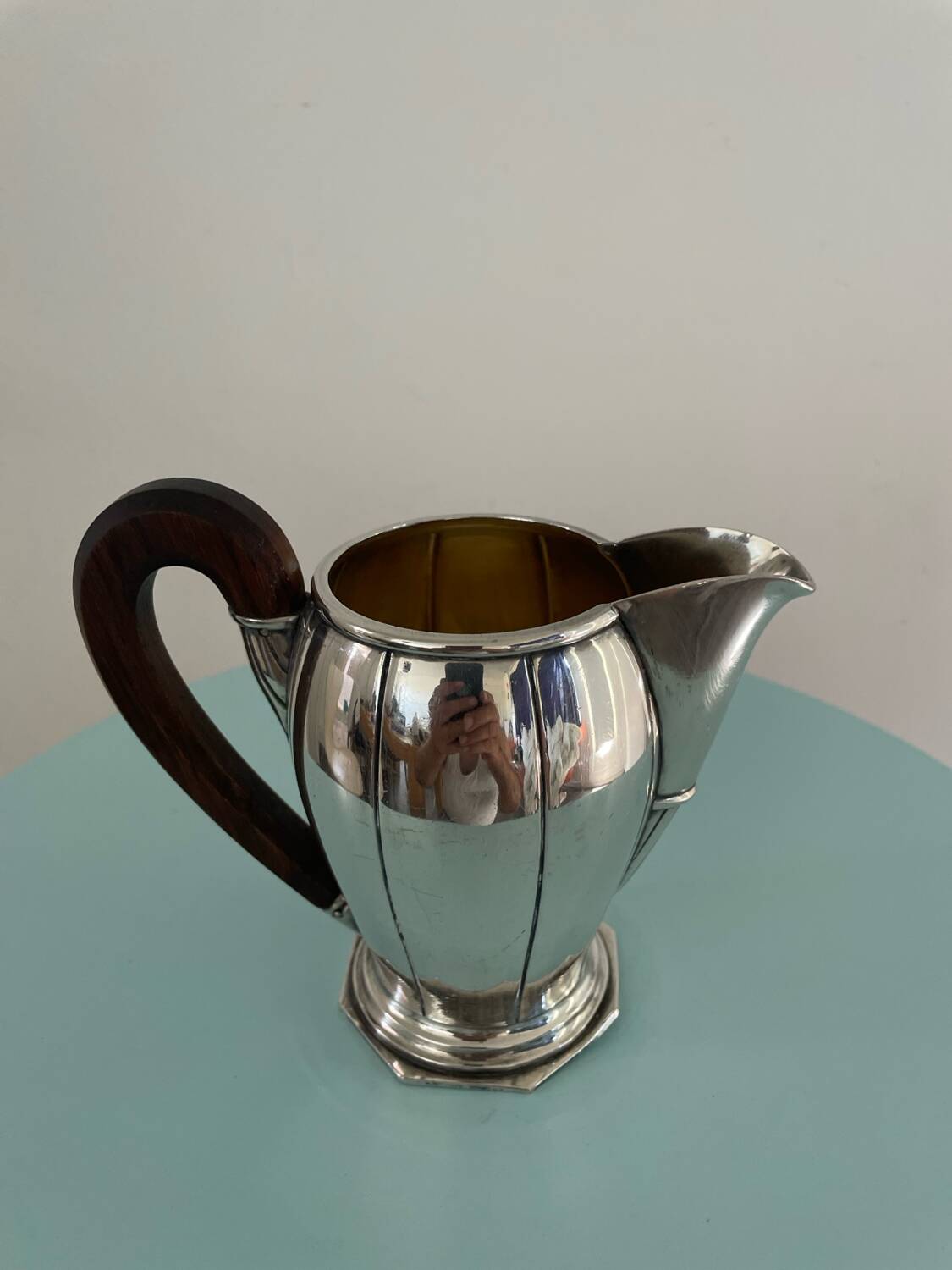 Blaise Bontempss Art Deco Silver-Plated Milk Jug